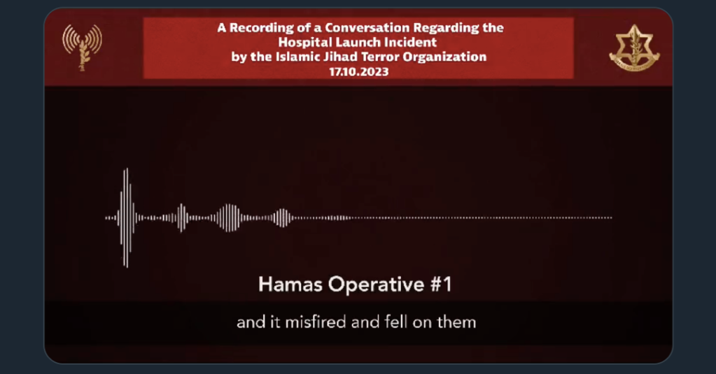 Israeli Intelligence Suddenly Able To Intercept Hamas Communications